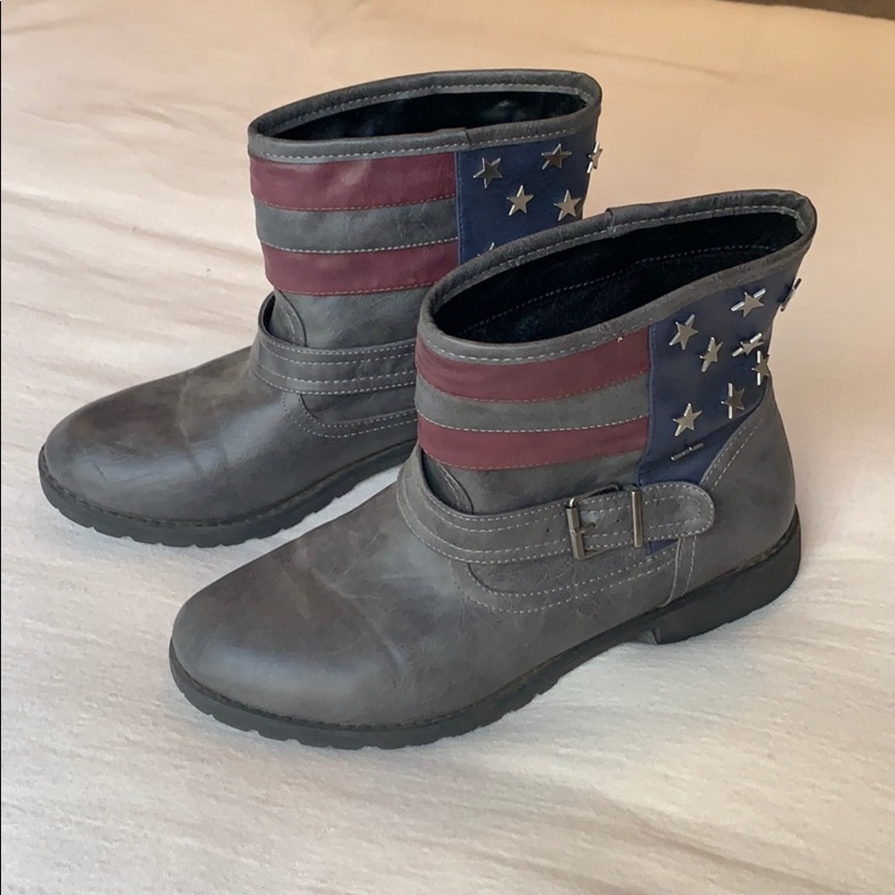 American Flag Booties